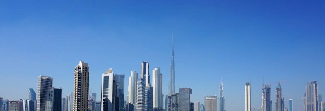 Dubai skyline and Burj Khalifa